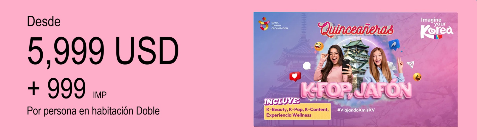 xv años por Japon y Korea